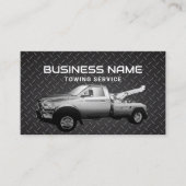 Schleppdienst Black Metal Tow Beruflich Visitenkarte (Vorderseite)