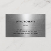 Schleppdienst-Schlepphaken-Logo Berufliche Metalle Visitenkarte (Rückseite)