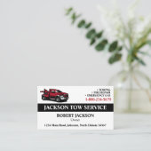 Schleppdienst Visitenkarte (Stehend Vorderseite)