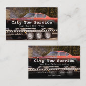 Schleppdienstefirma Business Card Visitenkarte (Vorne/Hinten)