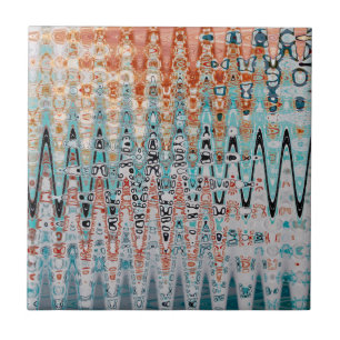 Schleppen abstrakt, 2017 (Foto)   SVP-Bilder Fliese