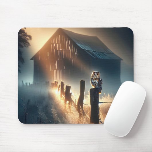 Schleppen auf einem Bauernhof Mousepad (Mit Mouse)