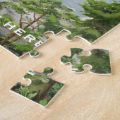 Schleppen | Coole Natur Lover Kunst Mit Monogramm Puzzle (Seite)