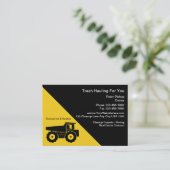 Schleppen der Visitenkarten Visitenkarte (Stehend Vorderseite)