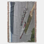 Schleppen Durchqueren von gewebter Decke (Vorderseite Vertikal)