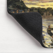 Schleppen eines Bootes, Honfleur Mousepad (Ecke)