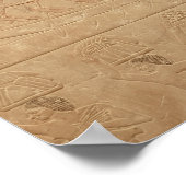 Schleppen eines Bootes von der Mastaba Mereruka Poster (Ecke)