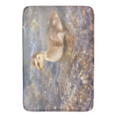 Schleppen im Teich Badematte (Vorderseite Vertikal)