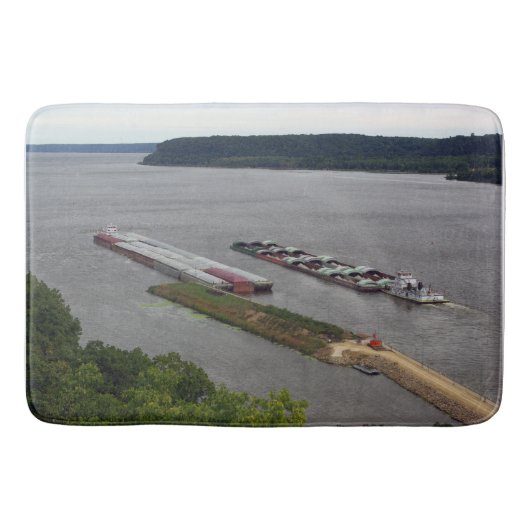 Schleppen Passende Badematte (Vorderseite)