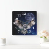 Schleppen Quadratische Wanduhr (Zuhause)