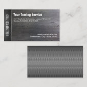Schleppen-Serviceberufliches Grunge-Metall Visitenkarte (Vorne/Hinten)