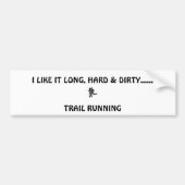 schleppen Sie Läufer, ICH MÖGEN ES LANG, STARK u. Autoaufkleber (Vorne)