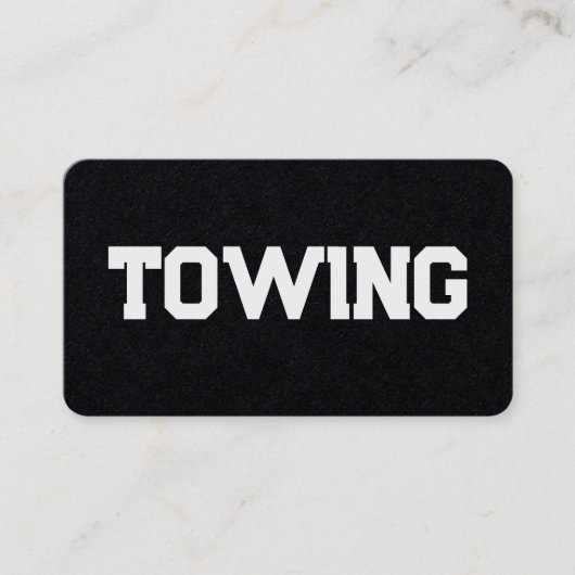 Schleppen Visitenkarte (Vorderseite)