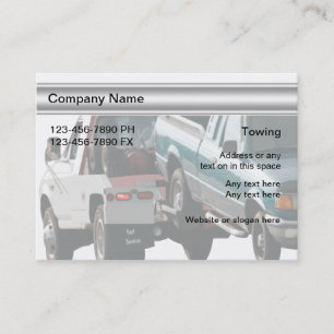 Schleppen-Visitenkarten Visitenkarte