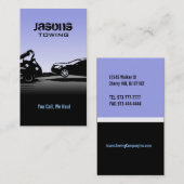 Schleppen-Visitenkarten Visitenkarte (Vorne/Hinten)