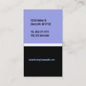 Schleppen-Visitenkarten Visitenkarte (Rückseite)