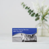 Schleppen von Visitenkarten Visitenkarte (Stehend Vorderseite)