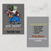 Schleppende Geschäfts-Werbeaktion des Kram-Abbaus Visitenkarte (Vorne/Hinten)