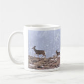 Schleppende Rotwild Kaffeetasse (Links)