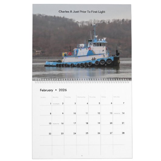 Schlepper am Hudson River 2021 - eine Mischung aus Kalender (Feb 2026)