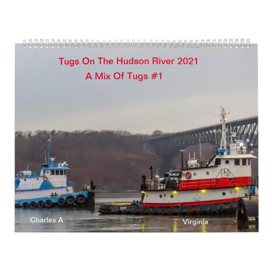 Schlepper am Hudson River 2021 - eine Mischung aus Kalender (Titelbild)