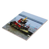 Schlepper an Penns Landung Fliese (Seite)