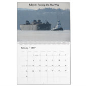 Schlepper auf dem Hudson 2017 100% Dann Ozean Kalender (Feb 2027)