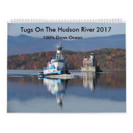 Schlepper auf dem Hudson 2017 100% Dann Ozean Kalender
