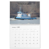Schlepper auf dem Hudson 2017 100% Dann Ozean Kalender (Jan 2027)