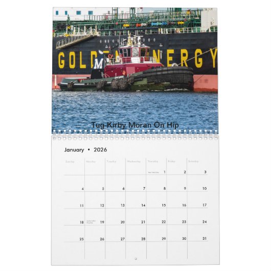Schlepper auf dem Hudson 2019 KVK Kalender (Jan 2026)