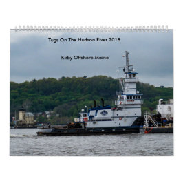 Schlepper auf dem Hudson---Kirby in Küstennähe Kalender