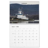 Schlepper auf dem Hudson---Kirby in Küstennähe Kalender (Mär 2026)