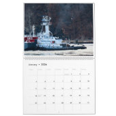 Schlepper auf dem Hudson---Kirby in Küstennähe Kalender (Jan 2026)
