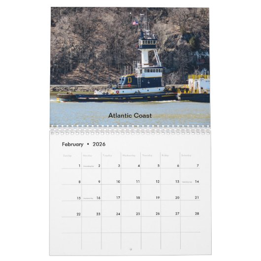 Schlepper auf dem Hudson River 2022 Dann Marine To Kalender (Feb 2026)