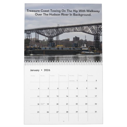 Schlepper auf dem Hudson River 2022 Dann Marine To Kalender (Jan 2026)