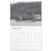 Schlepper auf dem Hudson River 2026 Kalender (Feb 2027)