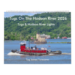 Schlepper auf dem Hudson River 2026 Kalender