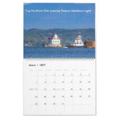 Schlepper auf dem Hudson River 2026 Kalender (Mär 2027)