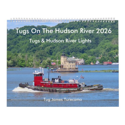 Schlepper auf dem Hudson River 2026 Kalender (Titelbild)
