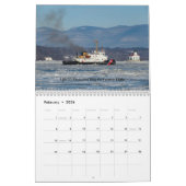 Schlepper auf der Eis-Jahreszeit des Hudsons 2019 Kalender (Feb 2026)