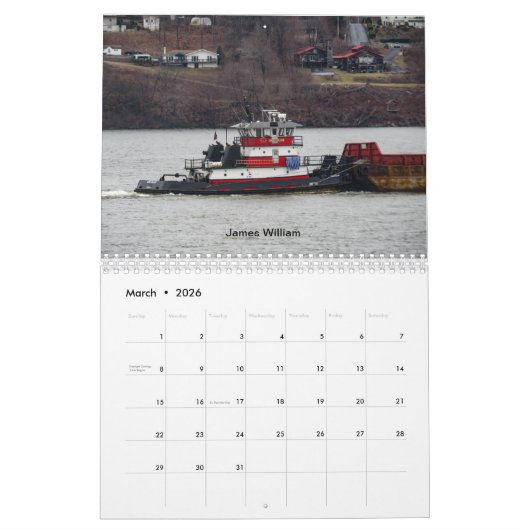 Schlepper auf der Mischung des Hudsons 2019 der Kalender (Mär 2026)