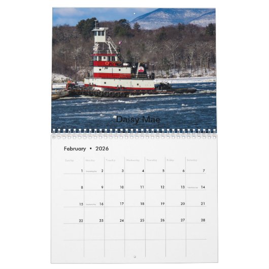 Schlepper auf der Mischung des Hudsons 2019 der Kalender (Feb 2026)