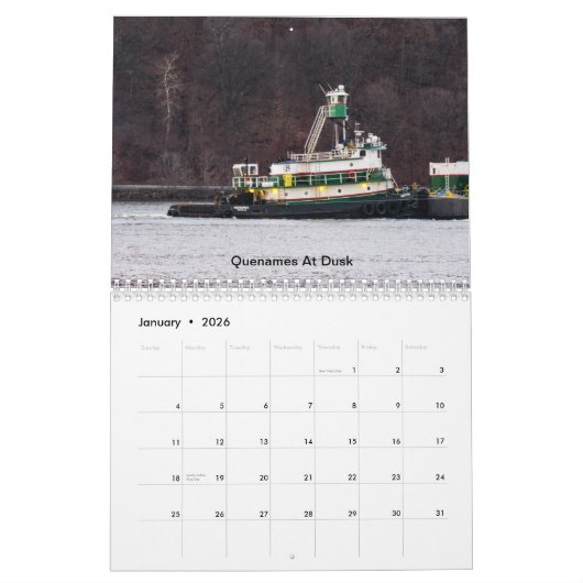 Schlepper auf der Mischung des Hudsons 2019 der Kalender (Jan 2026)