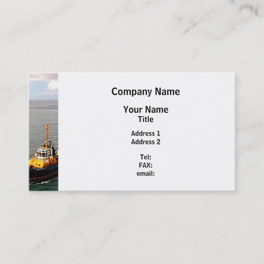 Schlepper Barbados II Visitenkarte (Vorderseite)