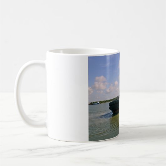 Schlepper-Boot Kaffeetasse (Links)