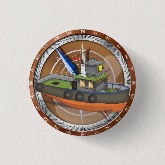 Schlepper Button (Vorderseite)