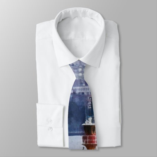 Schlepper durch Manhattan-Skyline Krawatte (Gebunden)