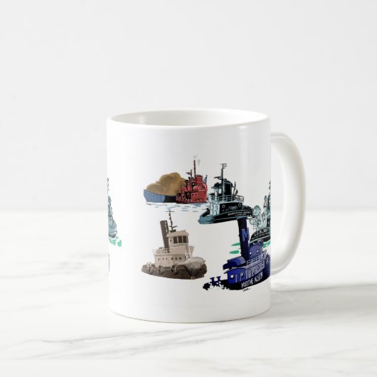 Schlepper-Gemisch Kaffeetasse (VorderseiteRechts)