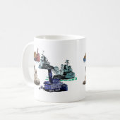 Schlepper-Gemisch Kaffeetasse (Vorderseite Links)