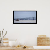 Schlepper mit Bridge Poster (Küche)